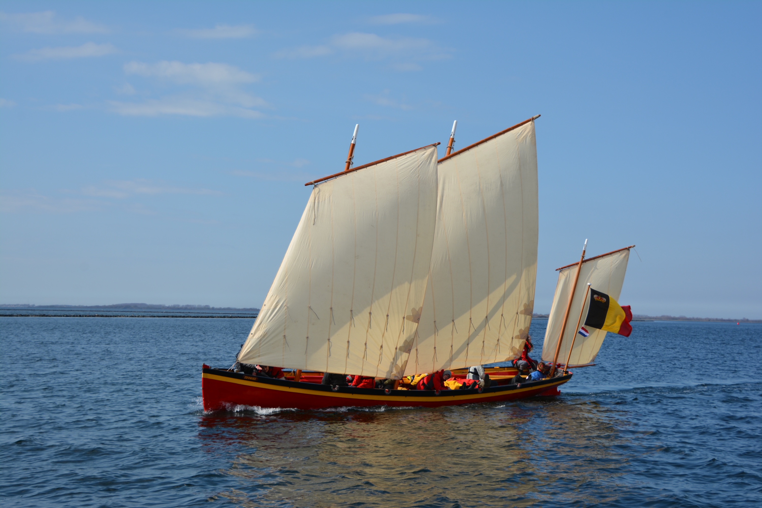 Zinneke sous voiles en 2015